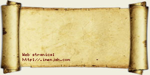 Dimitrije Jović vizit kartica